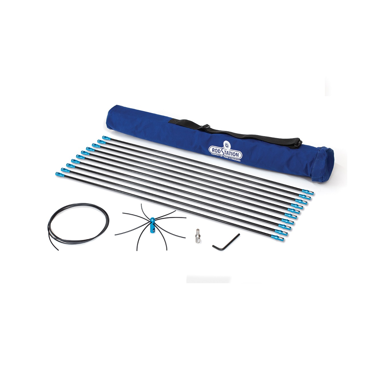 Flexible mini vent cleaning kit