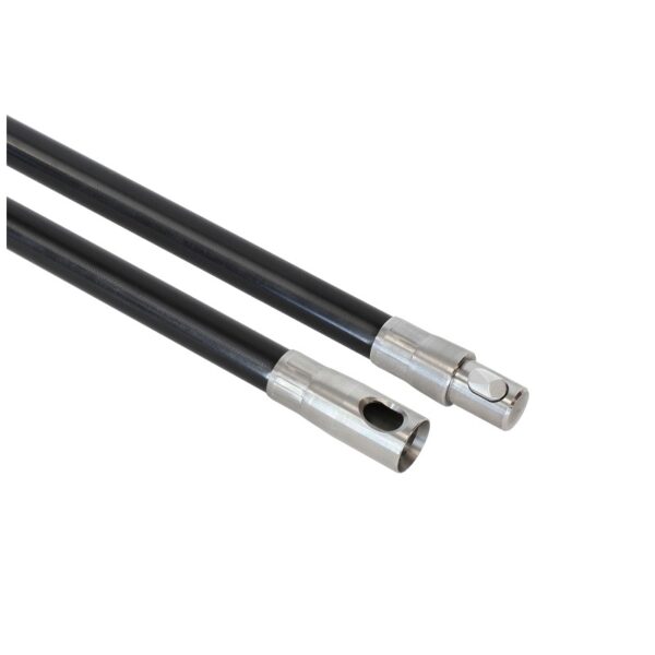 Set of 10 x 20mm Rods with St/St fittings (Ex Demonstration) - Set of 10 x 20mm Power sweeping rods with stainless steel ferrules, ex demo used only in clean flue at shows