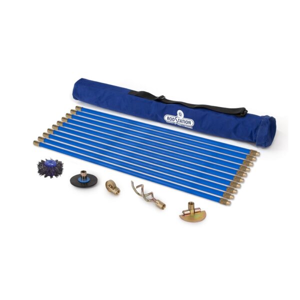 Drain cleaning rod kit