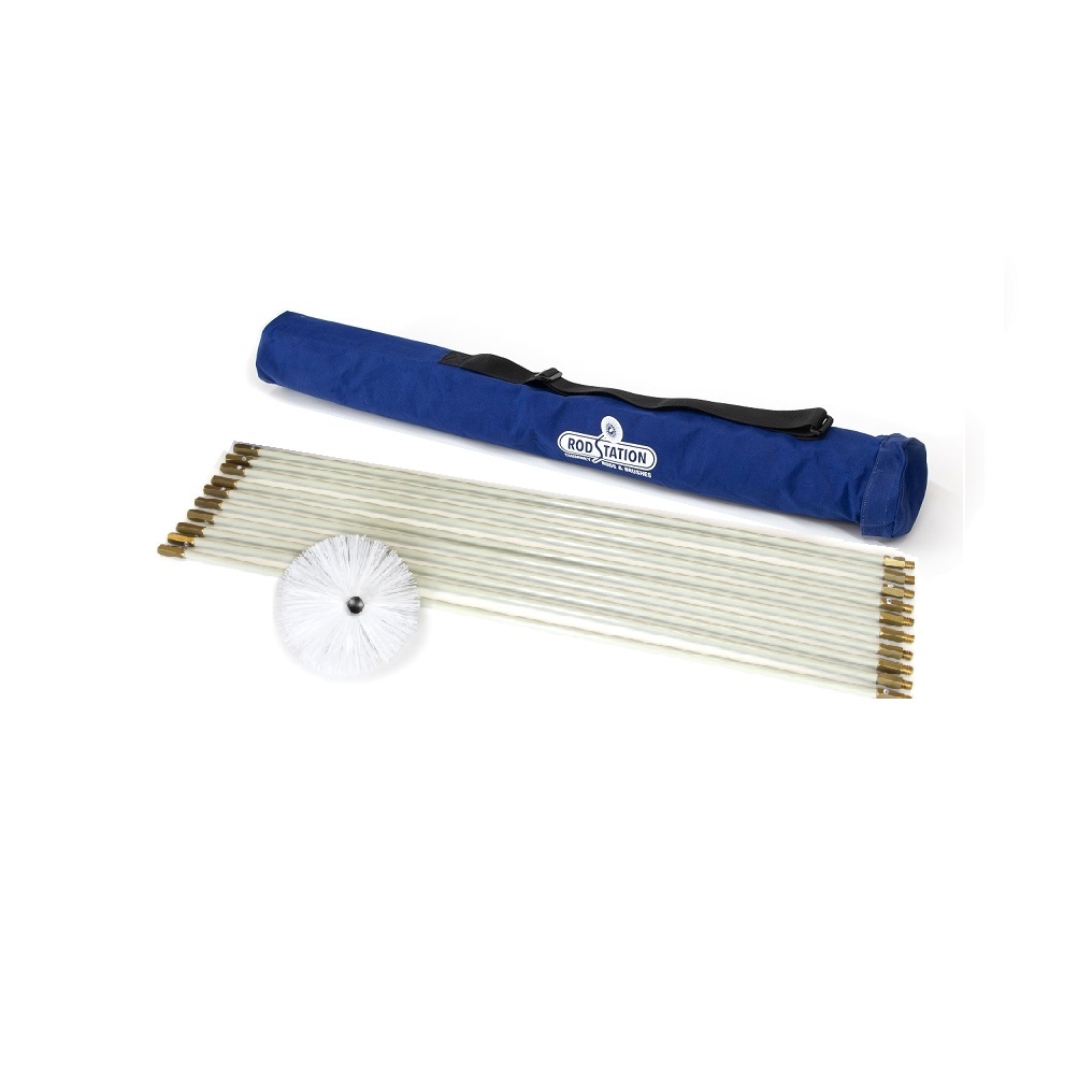 Flexible Drain cleaning kit 10 rods and ball top brush